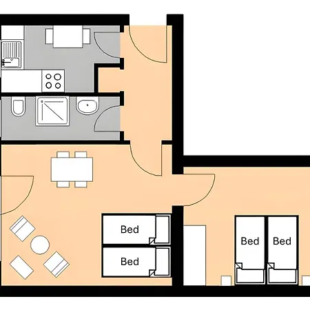 Apartment M M Vintage Family, Handwerker Und Monteure *